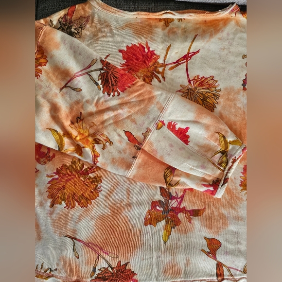 Daily Practice By Anthropologie Azalea Tie-Dye Sweatshirt Size Small - Picture 4 of 12